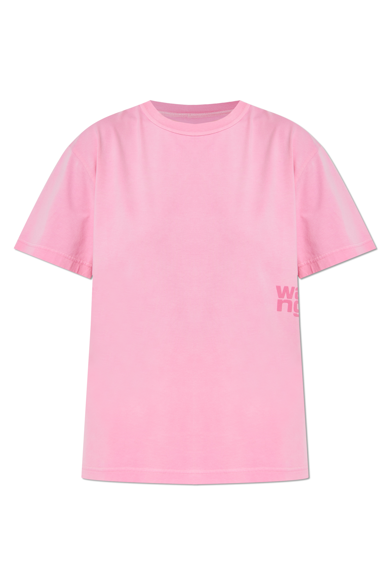 Tシャツ・カットソー ALEXANDER WANG Woman Polo Shirt Pink 4KC2251017 680 UCC3251847680B.jpg